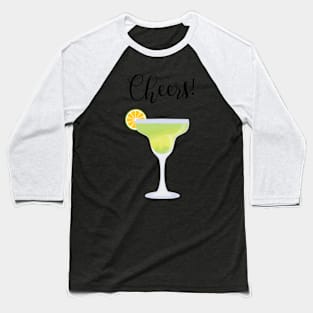 Glass of Tequila with lime - Tequila Day Baseball T-Shirt